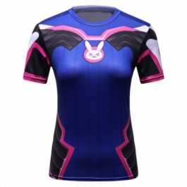 Ladies compression shirt short sleeve